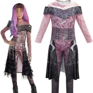 Enchanting Pink and Black Kids Costume
